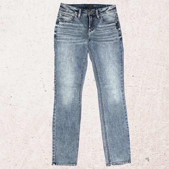 Silver Jeans Blue Straight Leg Denim - Picture 1 of 4
